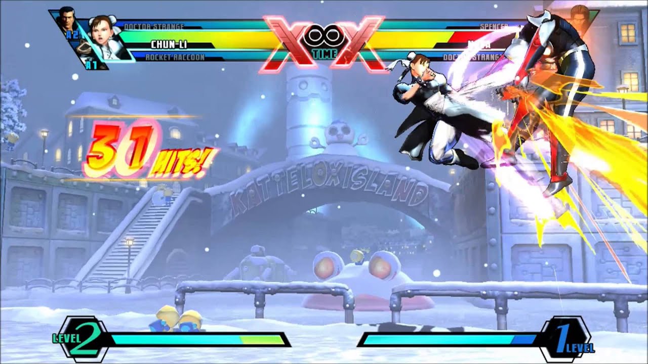 UMVC3: Chun-Li Solo Combo Video