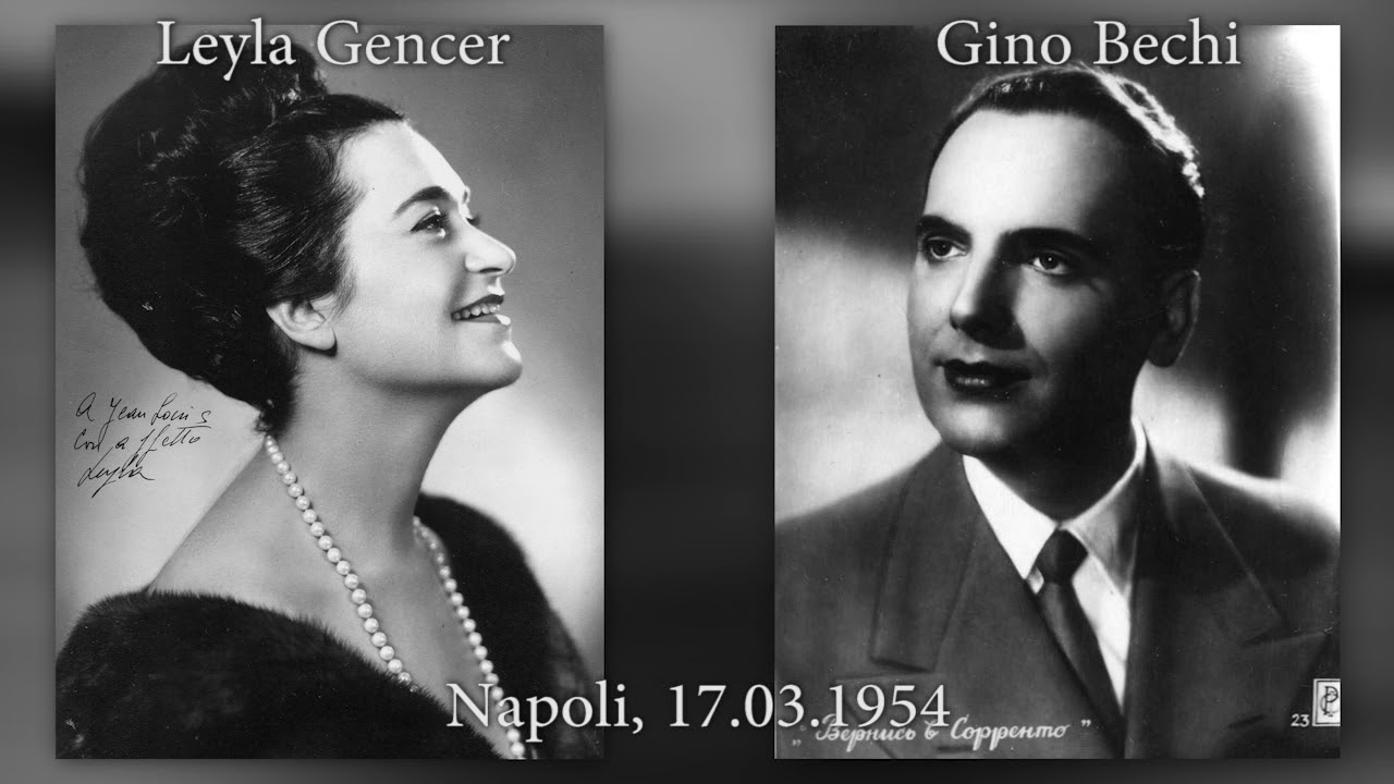 G.Bechi & L.Gencer - Final Scene in Italian (Eugene Onegin) live, 1954