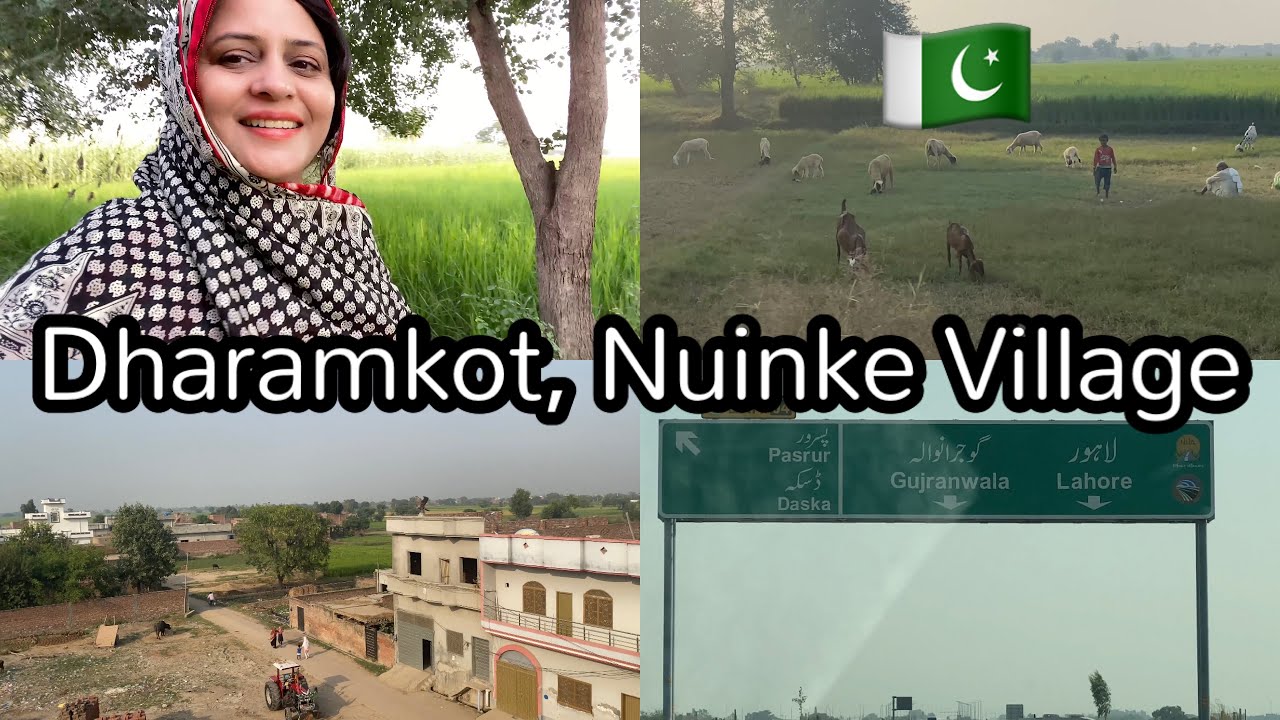 Visit To Dharamkot, Nuinke Village 🇵🇰 | Khoobsurat Pind 😍 | Samina Asif