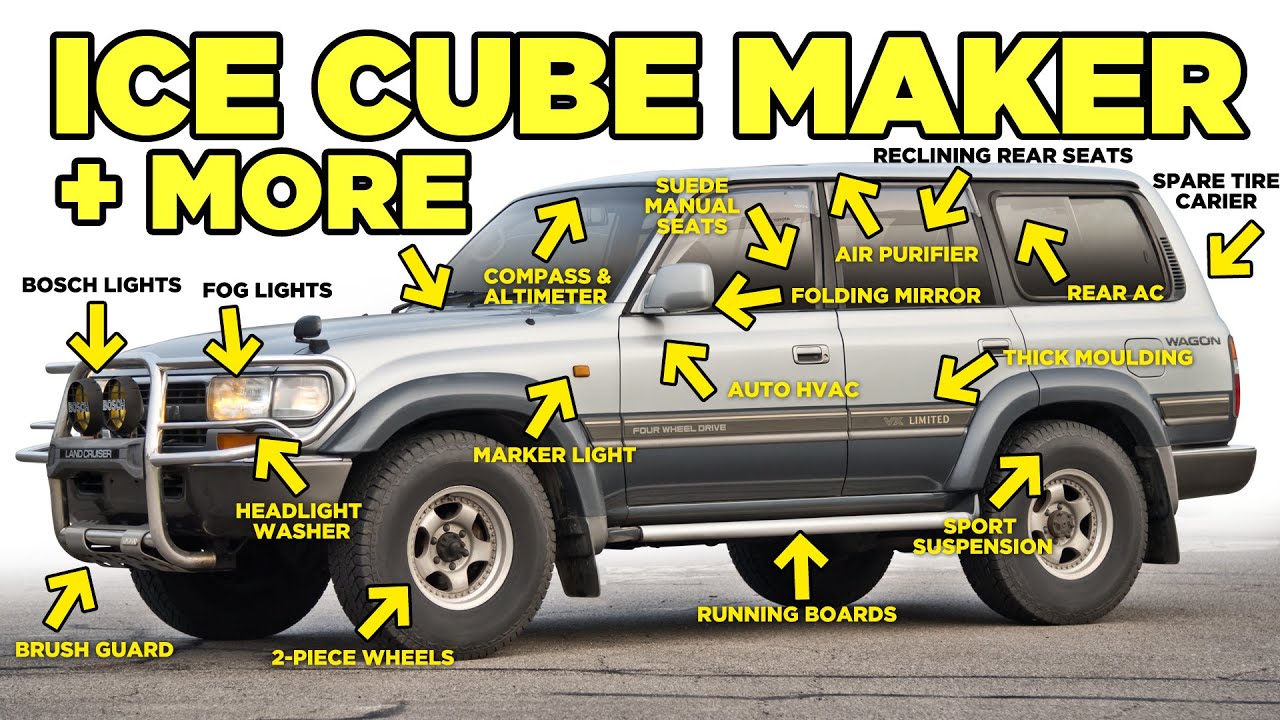 Различия между американскими и японскими Land Cruiser 80-й серии — так много опций JDM, которых у...