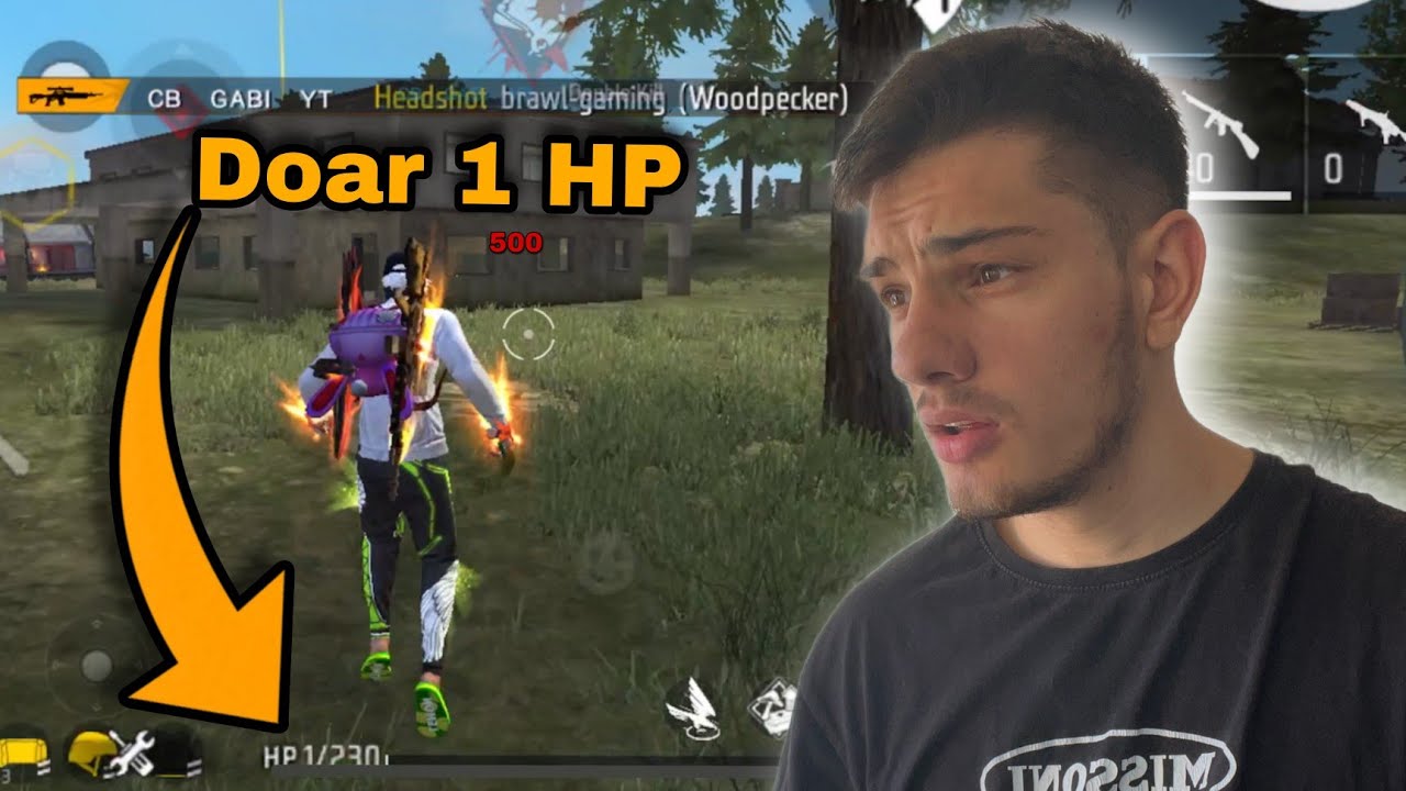 Doar 1 HP tot meciul Ce-l mai greu challenge 🤬