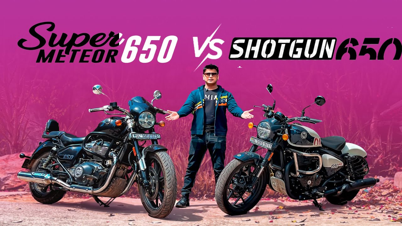 Best Value for Money?😒Shotgun 650 Vs Super meteor 650 Comparison| Royal Enfield Shotgun 650 Review❤️
