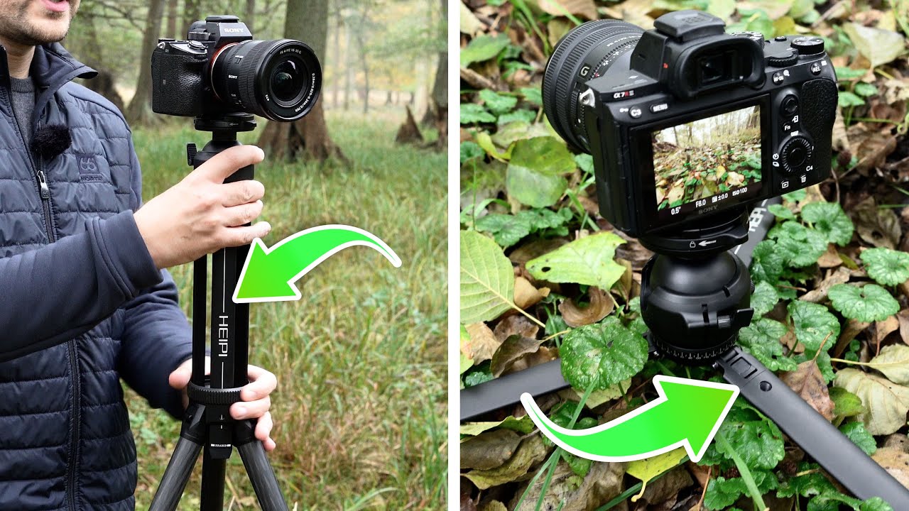 A real INNOVATIVE Tripod! - HEIPI Travel Tripod Full Review