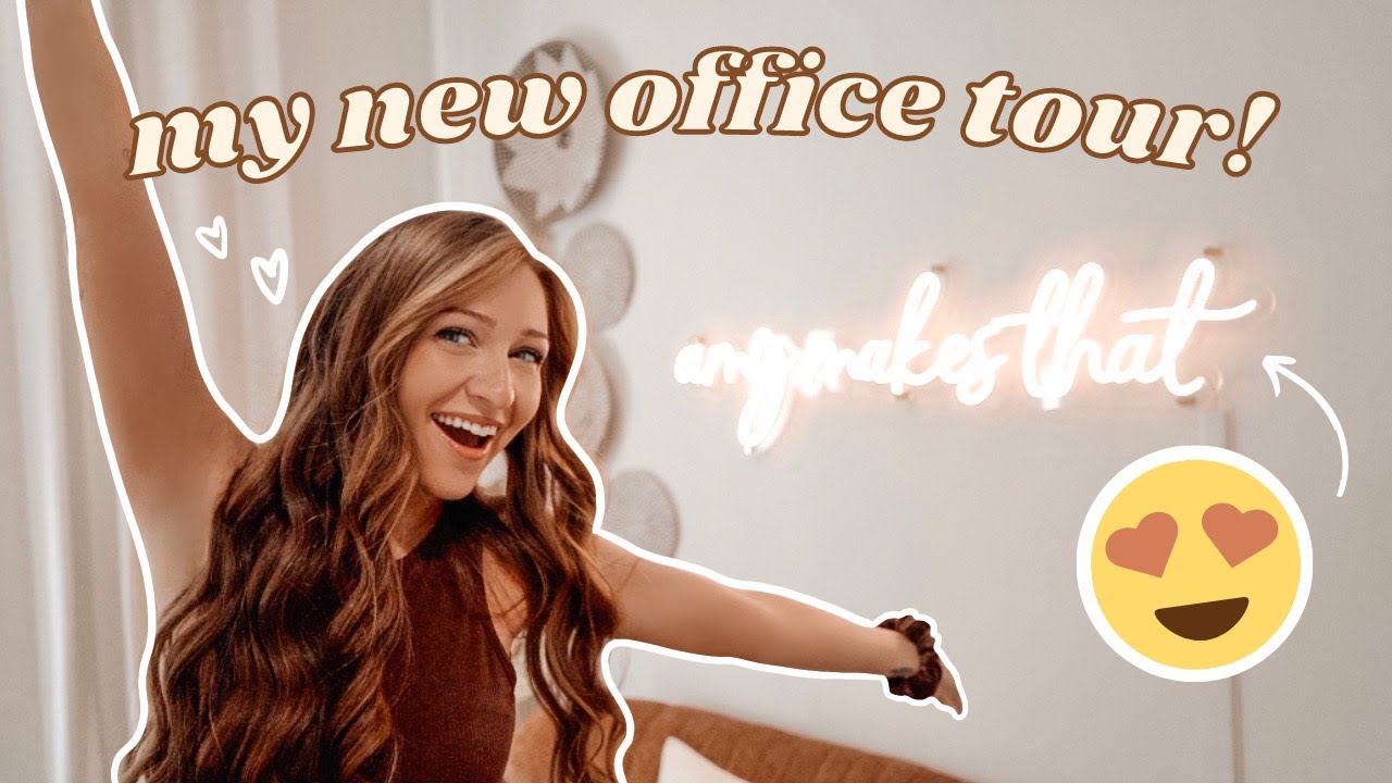 My *NEW* Craft Room Tour! // Office Tour & Craft Room Organization - Storage Hacks for Crafters