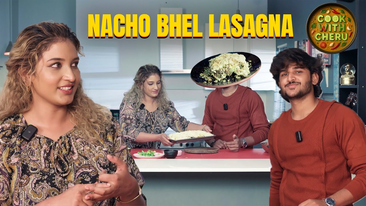 Nacho Bhel Lasagne 😍 | Cooku with Cheru | Chef Cheruba’s Crazy Fusion Recipe!| MM Kitchen