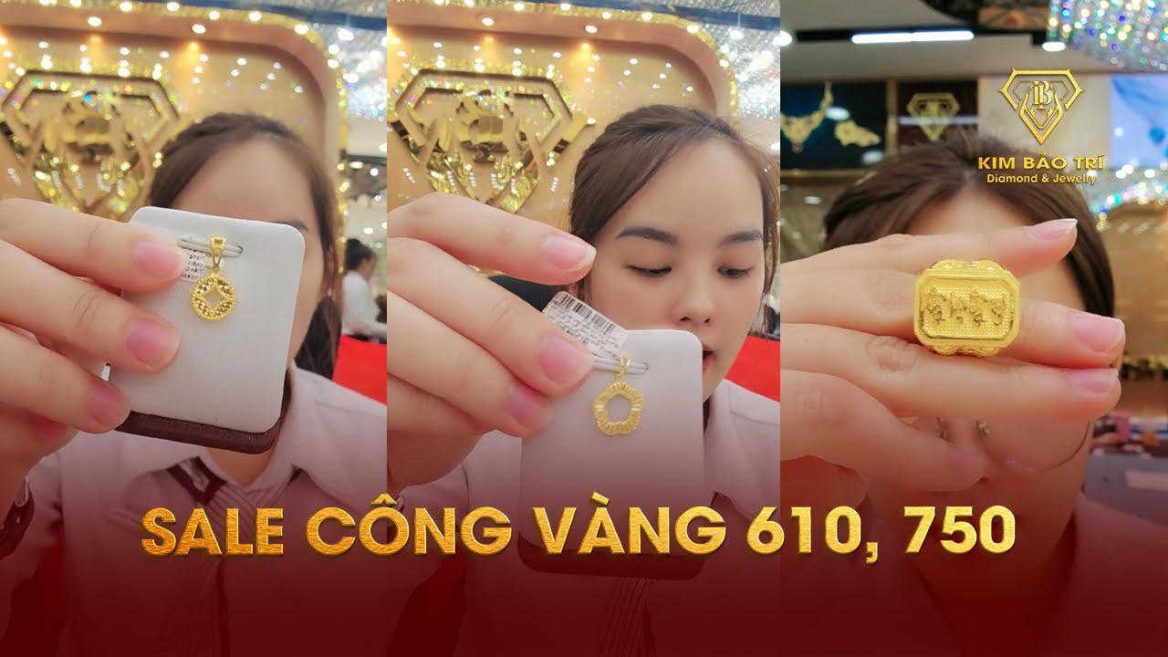 Trang Sức Vàng 610QP, Tiệm Vàng Kim Bảo Trí - 179 Tân Hương #giavang #trangsuc #tiemvang