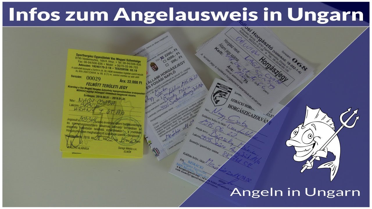 Infos zum Angelausweis in Ungarn - Angeln in Ungarn