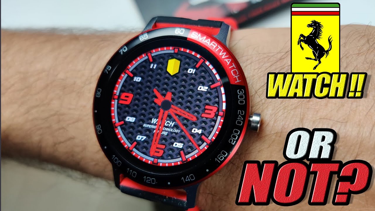 Just $22 the Ferrari Inspired Haoqin TS03 Smartwatch Review 2022 Worth Buying??
