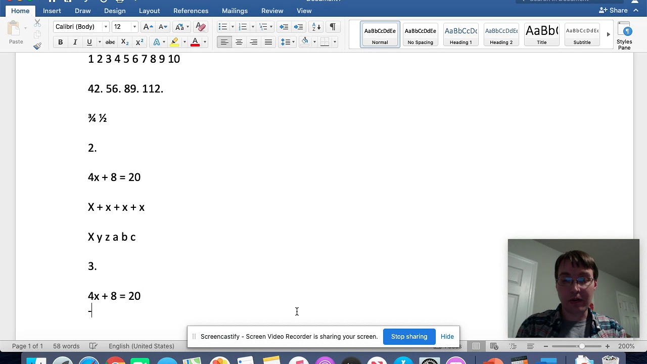 Integer and Variable Review