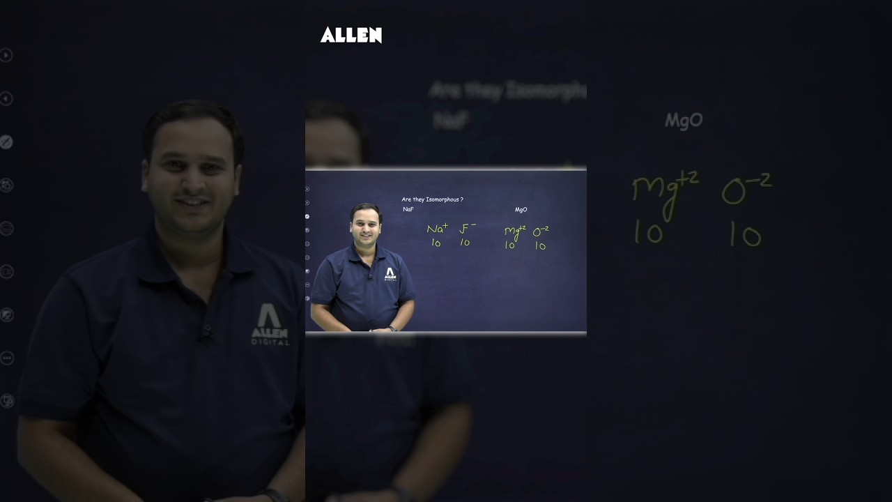 The following Compounds are isomorphous or not? | Find with Easy and Simple Methods #shots