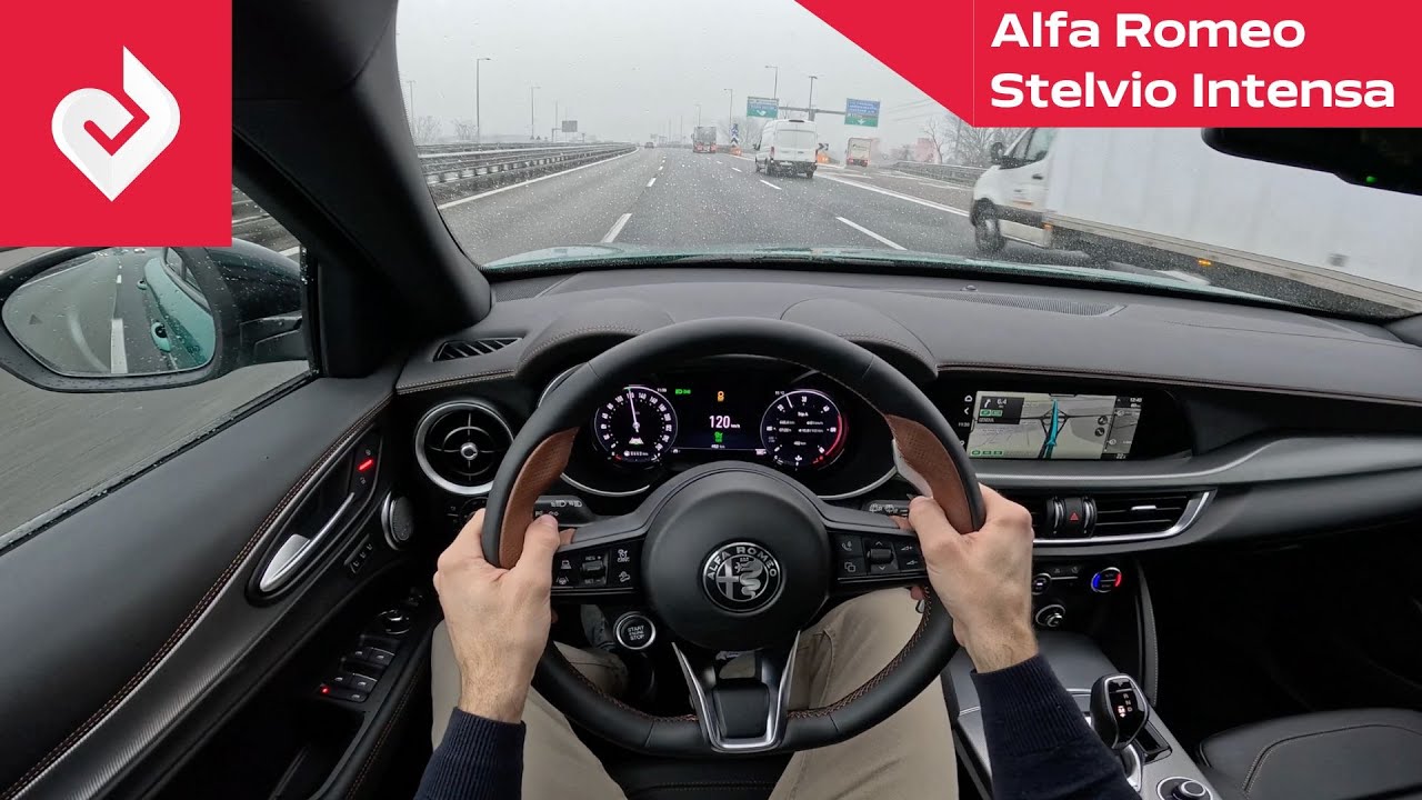 POV Alfa Romeo Stelvio Intensa | Walkaround, Trunk, Cockpit, Driving