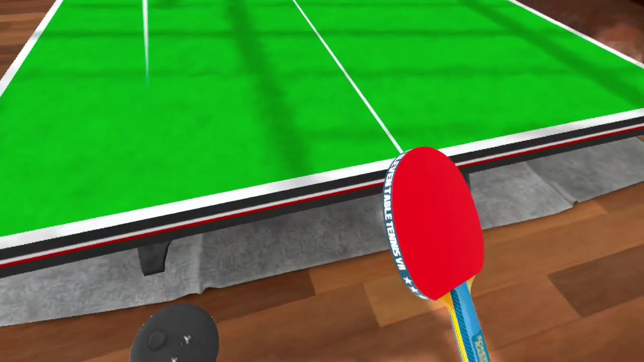 I play ping pong in VR!