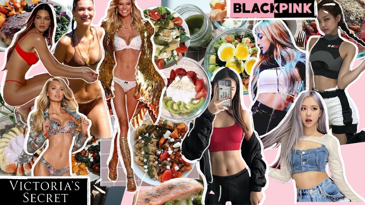 I ate like VICTORIA'S SECRET angels & BLACKPINK for a week (shocking results)
