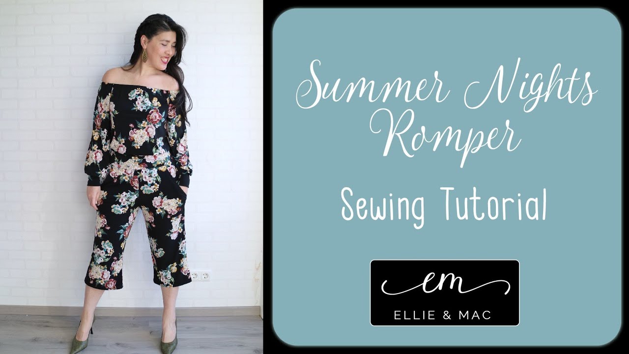 This Summer Nights Romper Sewing Tutorial is HOT!