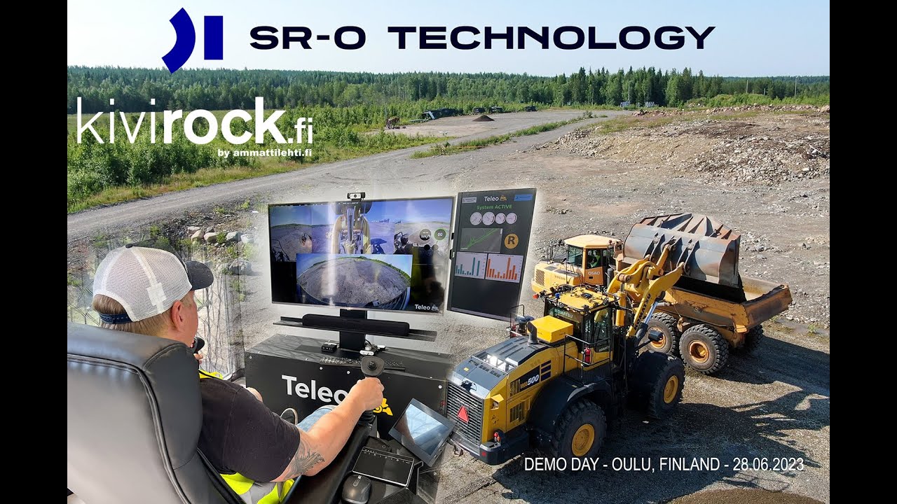 KIVIROCK EXPO - Komatsu pyöräkuormaaja etäohjauksella