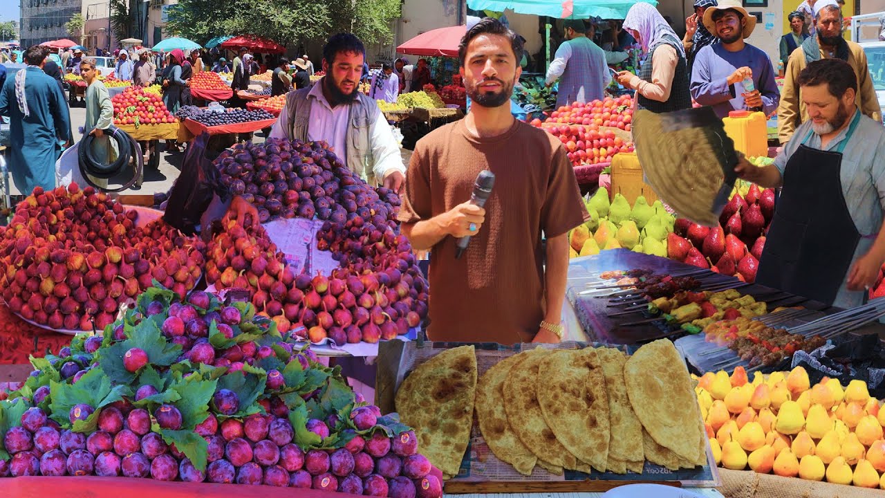 Froshgah Kabul, Tawhid Report, گزارش توحید، فروشگاه کابل، کباب گوسفند، بولانی و دوغ، میوه افغانستان