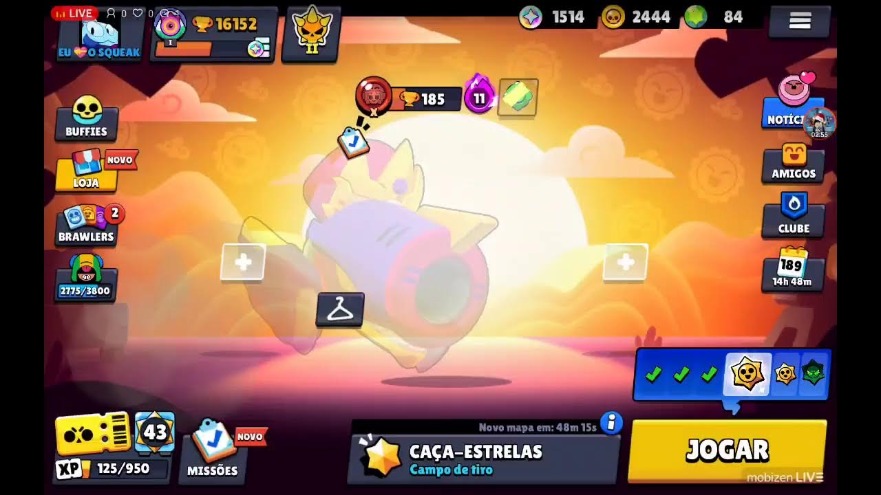 Live normally playing Brawl Stars