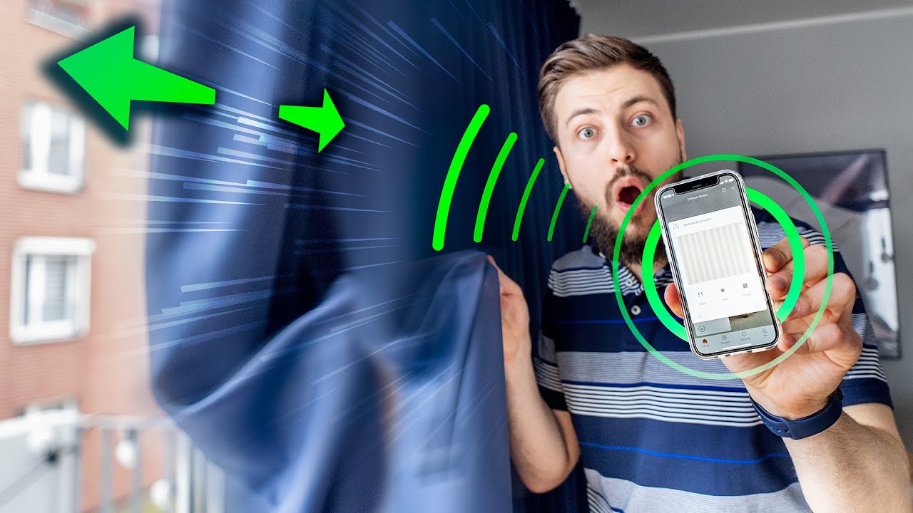 Inteligentne zasłony sterowane smartfonem 📲 Test karniszy Mio Decor