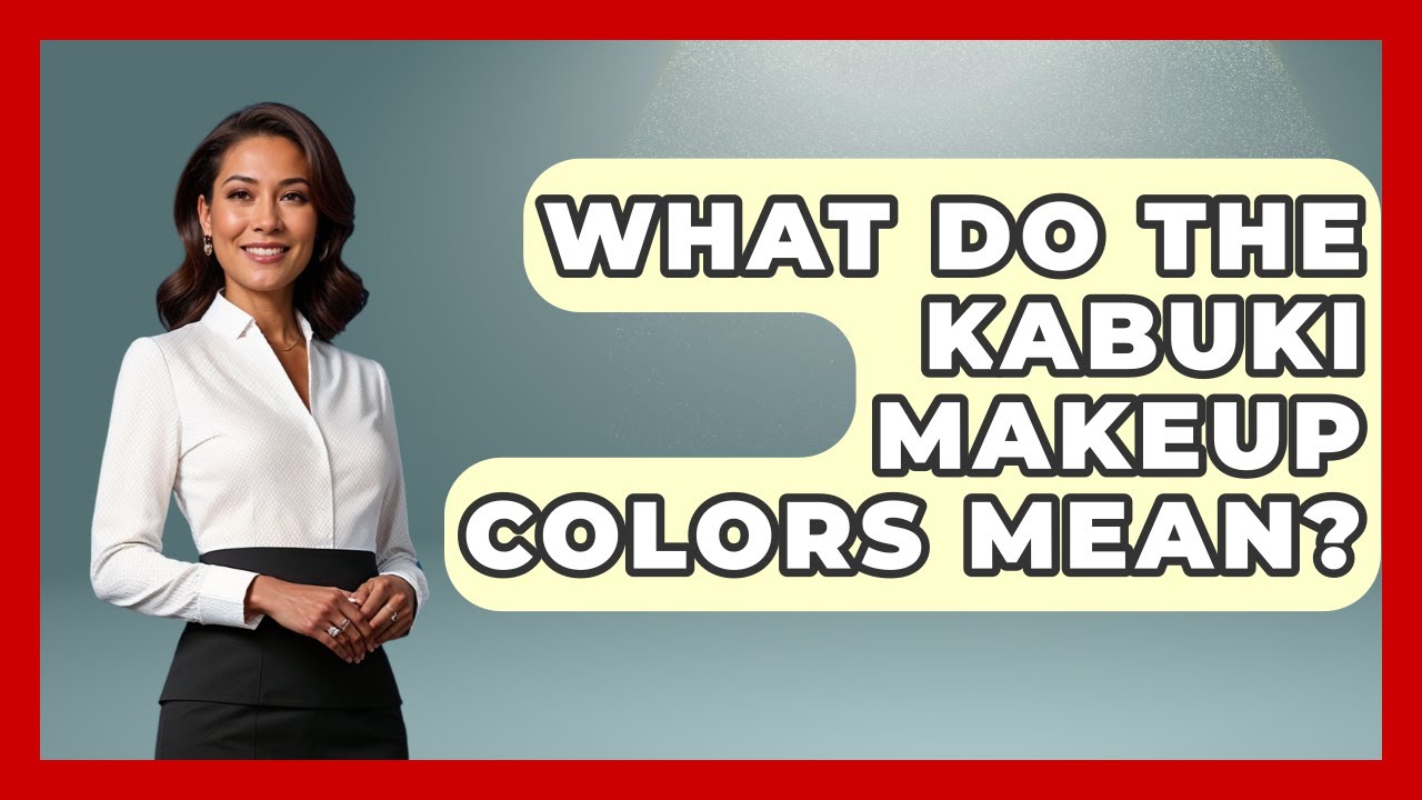 What Do The Kabuki Makeup Colors Mean? - Japan Past and Present