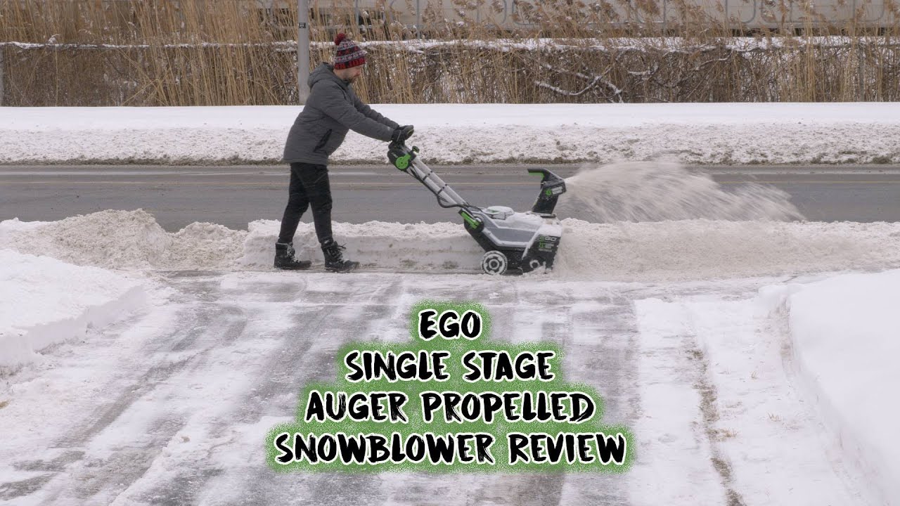 EGO Single Stage Auger Propelled Snowblower Review & Demo