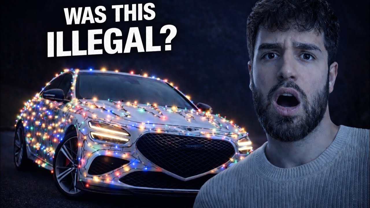 I Wrapped My Car in Christmas Lights… Then This Happened