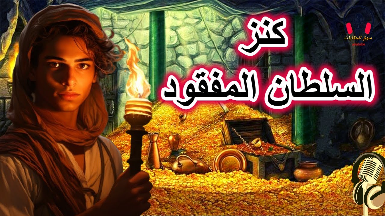 قصة كنز السلطان المفقود، من القصص الخيالية المشوقة قبل النوم، ضع السماعات واستمع، سوق الحكايات والقص