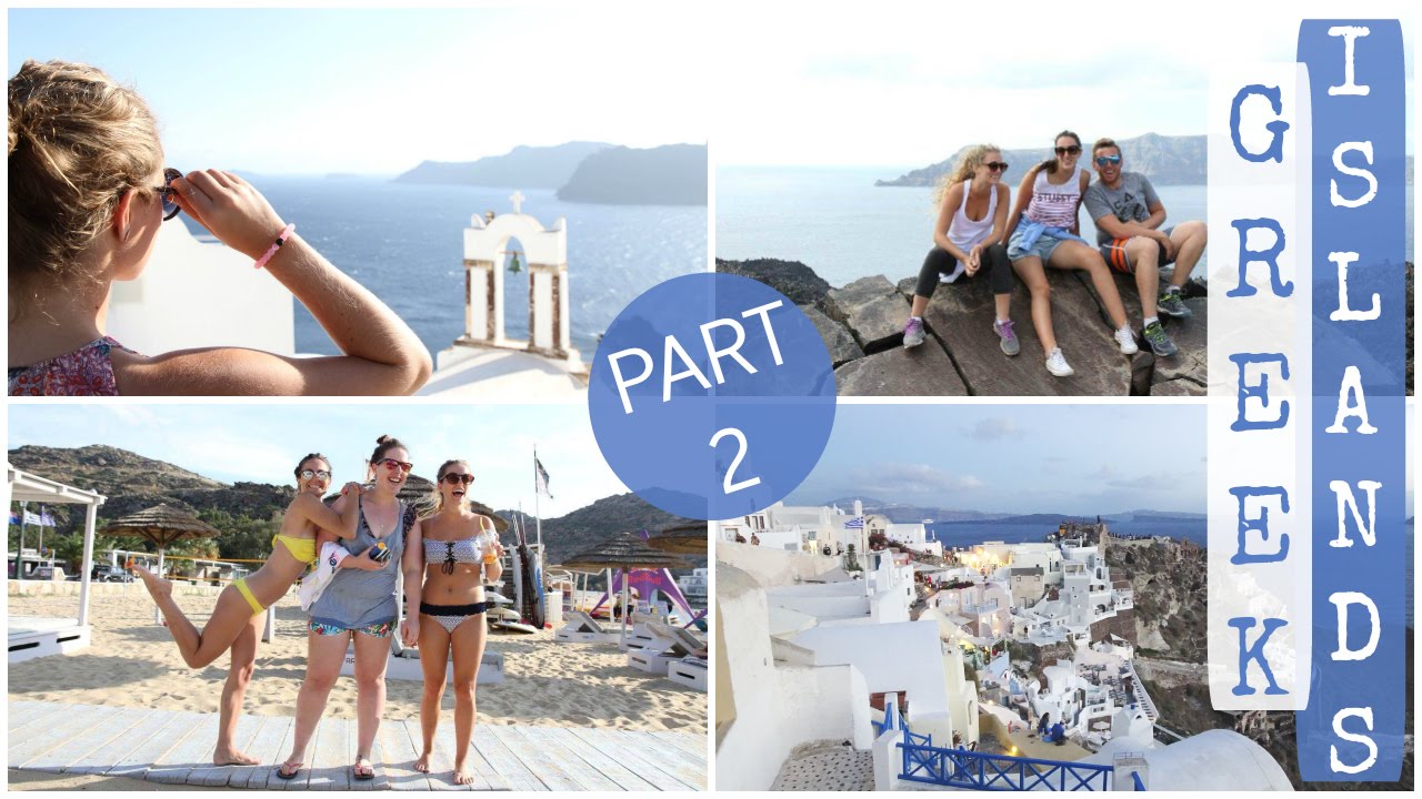 Greek Island Hopping Contiki Vlog || Santorini & Ios!