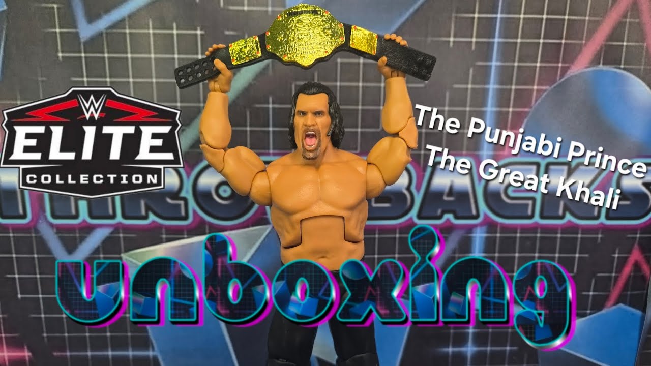 Распаковка фигурки WWE Elite Great Khali