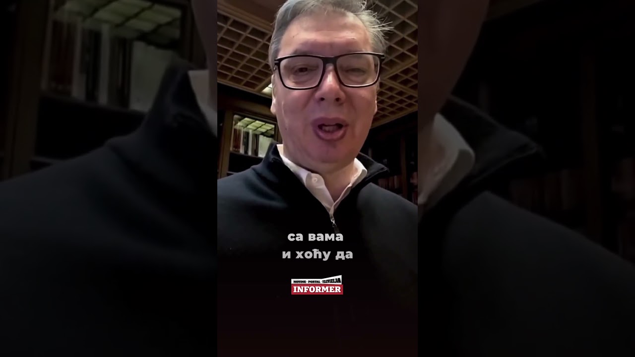 Predsednik Srbije Aleksandar Vučić danas u 18 časova, na dru&scaron;tvenoj mreži TikTok! #informer