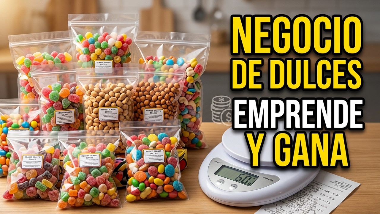 EMPRENDE tu negocio de DULCES EN BOLSITAS🍭