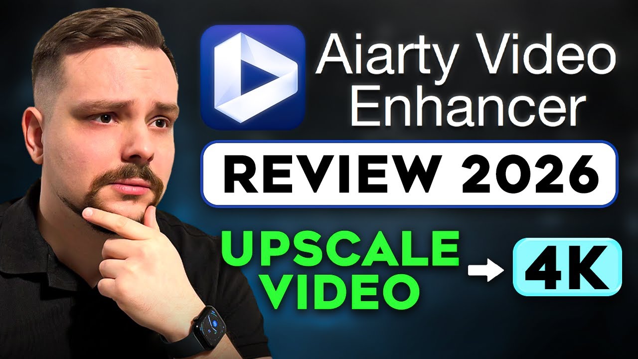 Обзор Aiarty Video Enhancer — 2026 | Как улучшить качество видео до 4K — быстро восстановить любо...