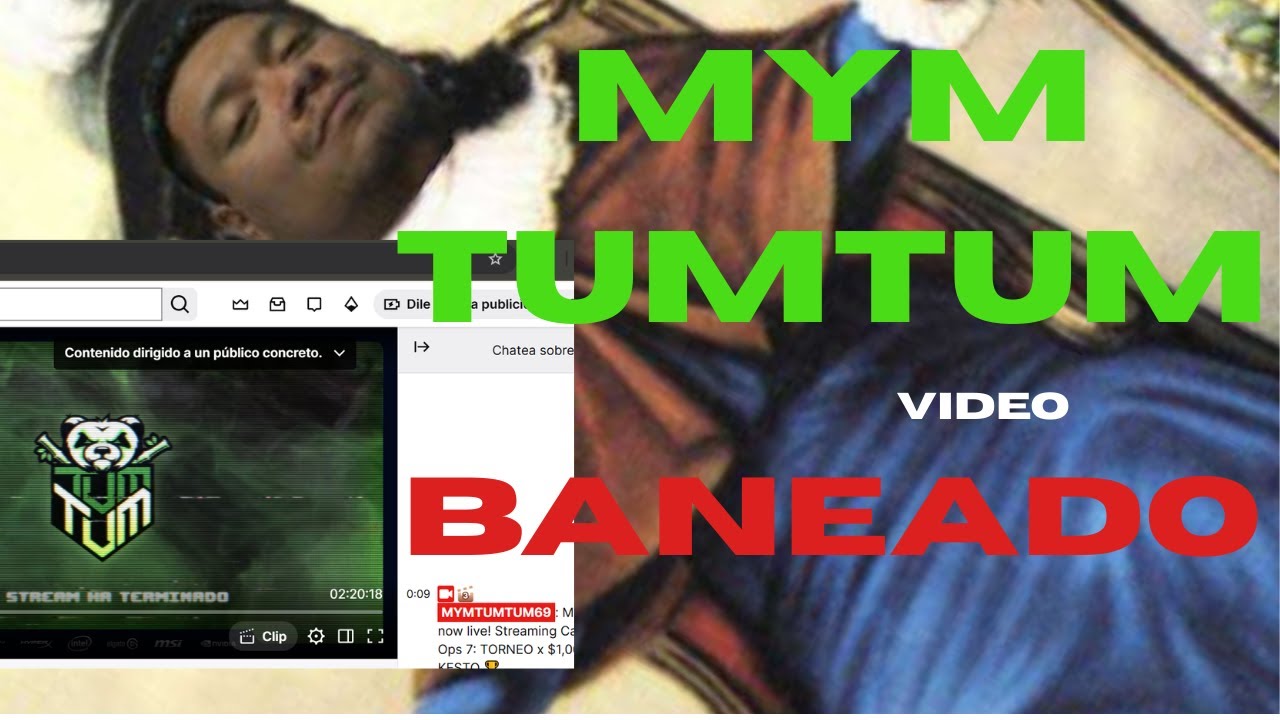 MYM TUM TUM Baneado en Vivo! Vídeo del directo