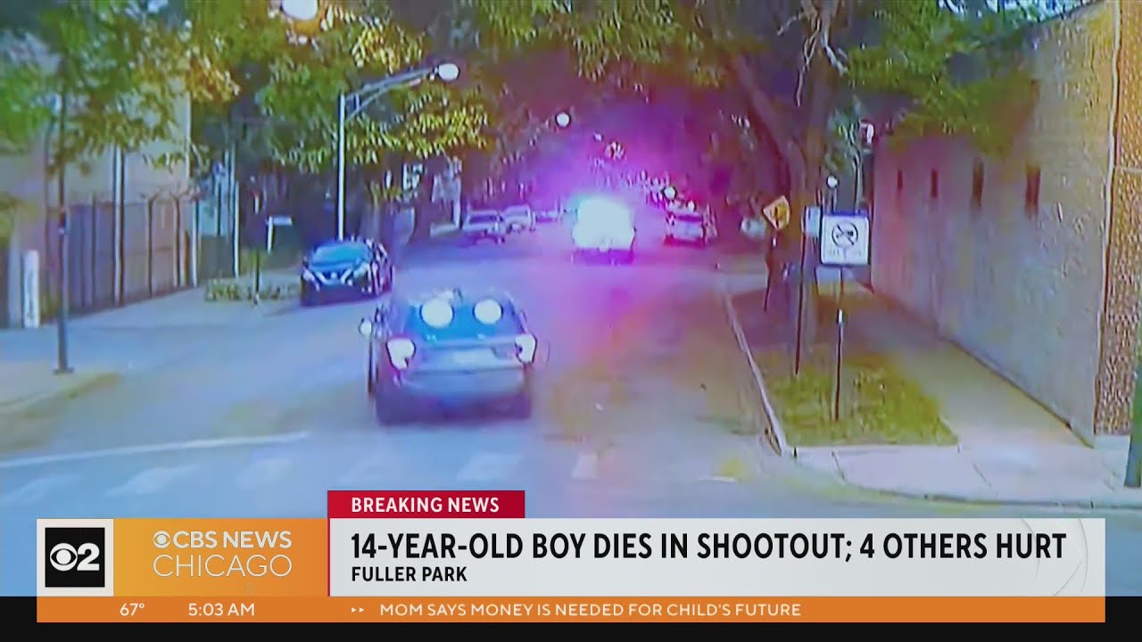 14-year-old boy killed, 4 people shot in shootout in Fuller Park