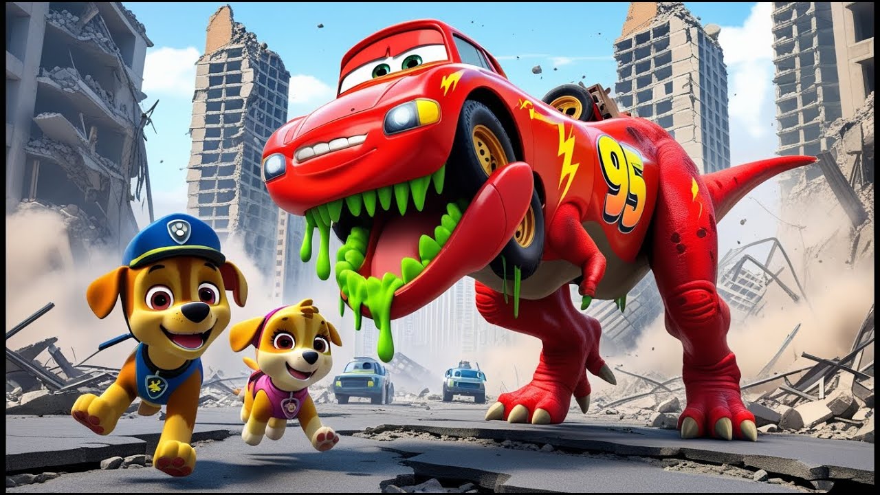 The EVOLUTION Of T-REX Mcqueen And The Christmas Surprise