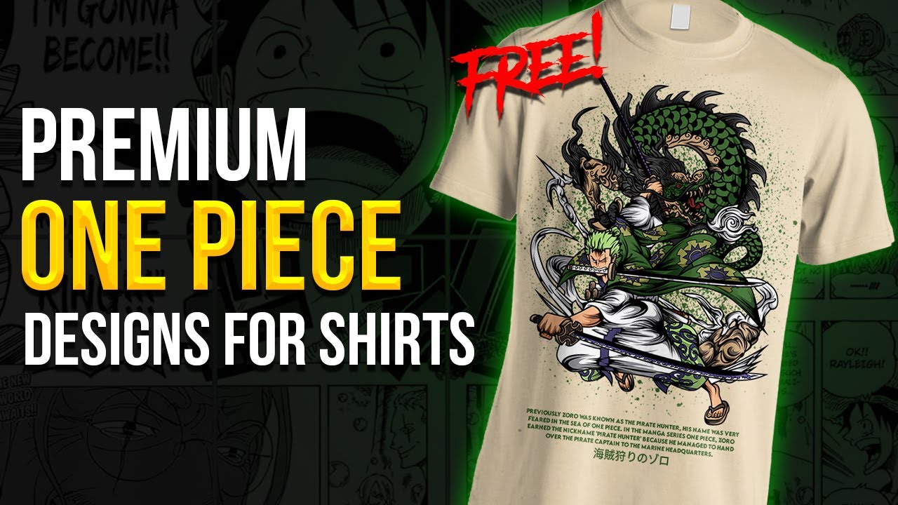 ONE PIECE PREMIUM DESIGNS FOR T SHIRTS