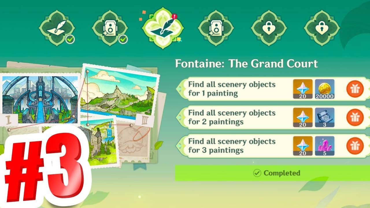 Fontaine: The  Grand Court | Sightseeing With Friends Part 3 | Genshin Impact