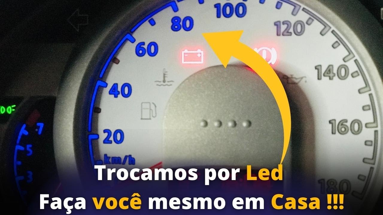 COMO TROCAR A ILUMINAÇÃO DO PAINEL DO GOL G4 #emcasa / Oconner vlogs