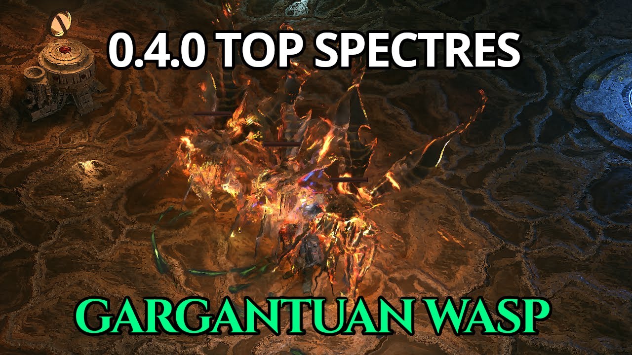 POE2 0.4 TOP 10 Spectre - Gargantuan Wasp in T15 Endgame