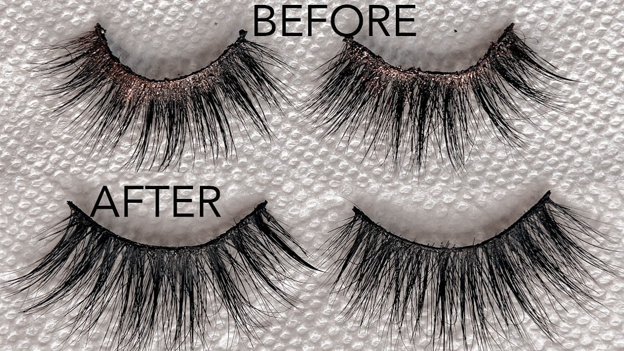 EYELASH cleaning trick! #angekh