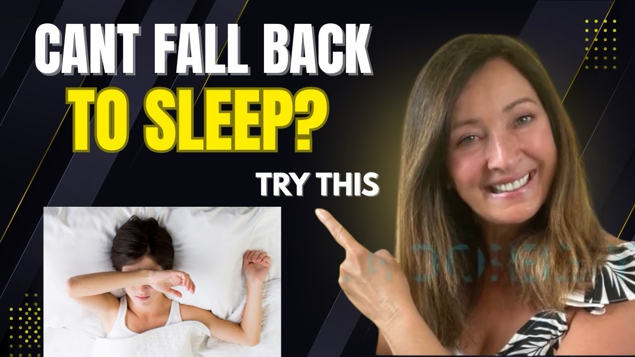 How to fall back to SLEEP in the Middle of the Night #backtosleep 