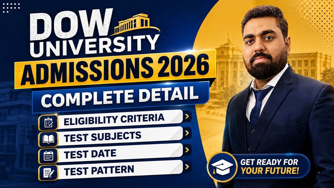 DOW UNIVERSITY ADMISSIONS 2026 #dowuniversity