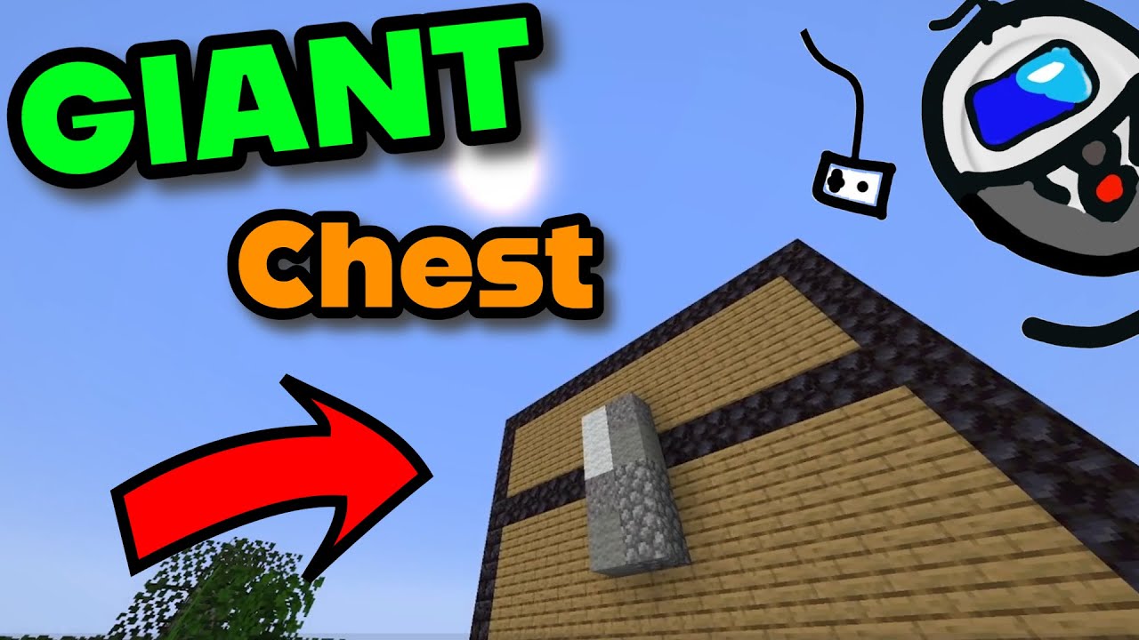 Making A GIANT Chest in Minecraft Survival!