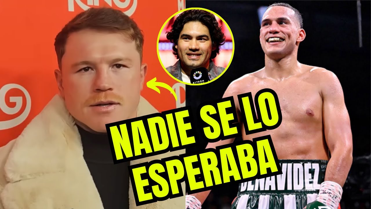 CANELO ALVAREZ REACCIONA A QUE DAVID BENAVIDEZ ESTELARIZARA LA CARTELERA DEL 5 DE MAYO Y NO EL