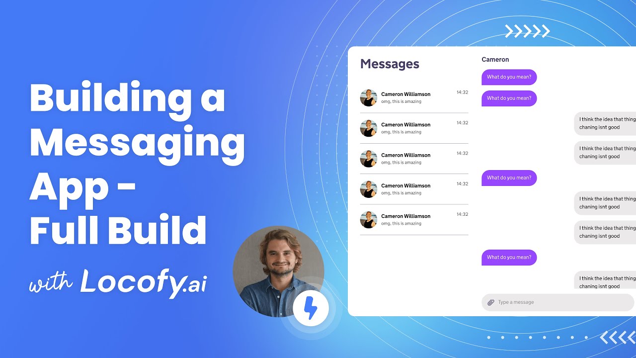 Locofy.ai | Figma to High Quality Next.js Code -  Buidling a Messaging App [Quick build]