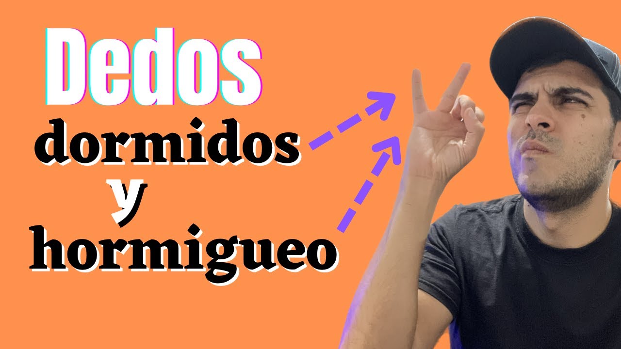 Se me duermen estos dos dedos de mi mano; el dedo meñique y anular