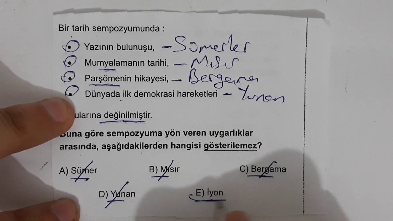 Sos-1/AYT Öğretici 2 Soru