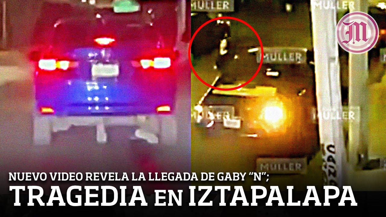 Video revela llegada de presunta responsable tras atropellar a motociclista en Iztapalapa