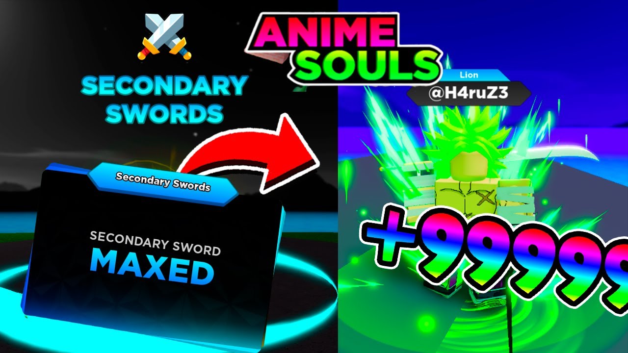 Maxed Secondary Sword-Anime Souls Simulator