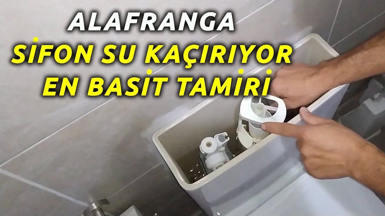ALAFRANGA SİFON SU KAÇIRIYOR REZERVUAR TAMİRİ