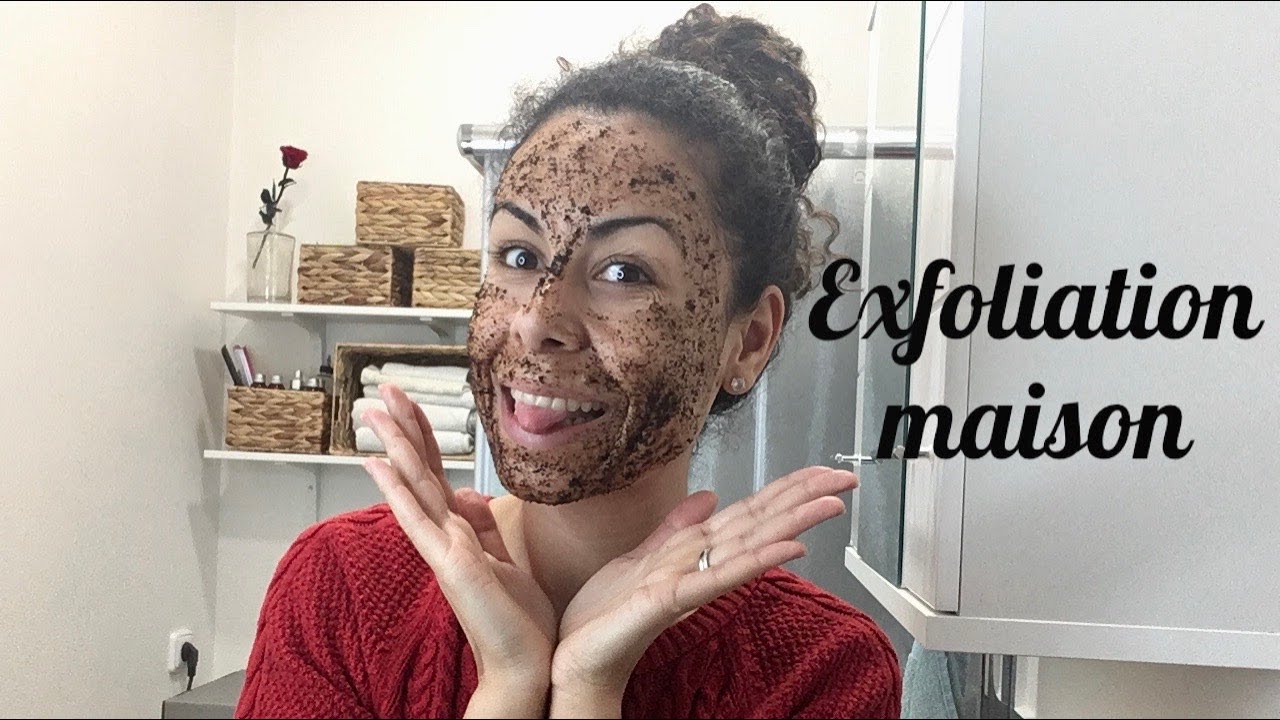 Exfoliation visage au café 100% naturelle et fait maison